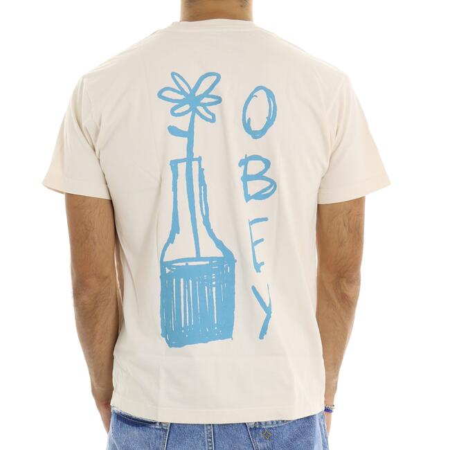 T-SHIRT FLOWER DOODLE OBEY - Mad Fashion | img vers.650x/